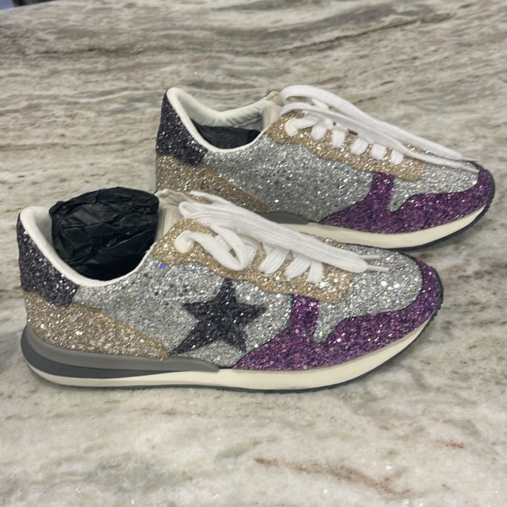Vintage Havana glitter sneakers size38